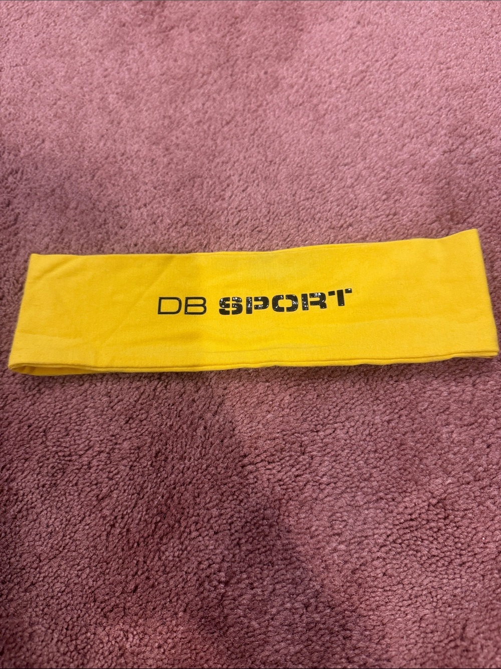 DB Sport Yellow Performance Headband